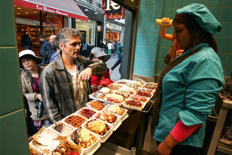 Brüssel: Landestypisch: Belgisches Sushi kommt ohne Fisch aus