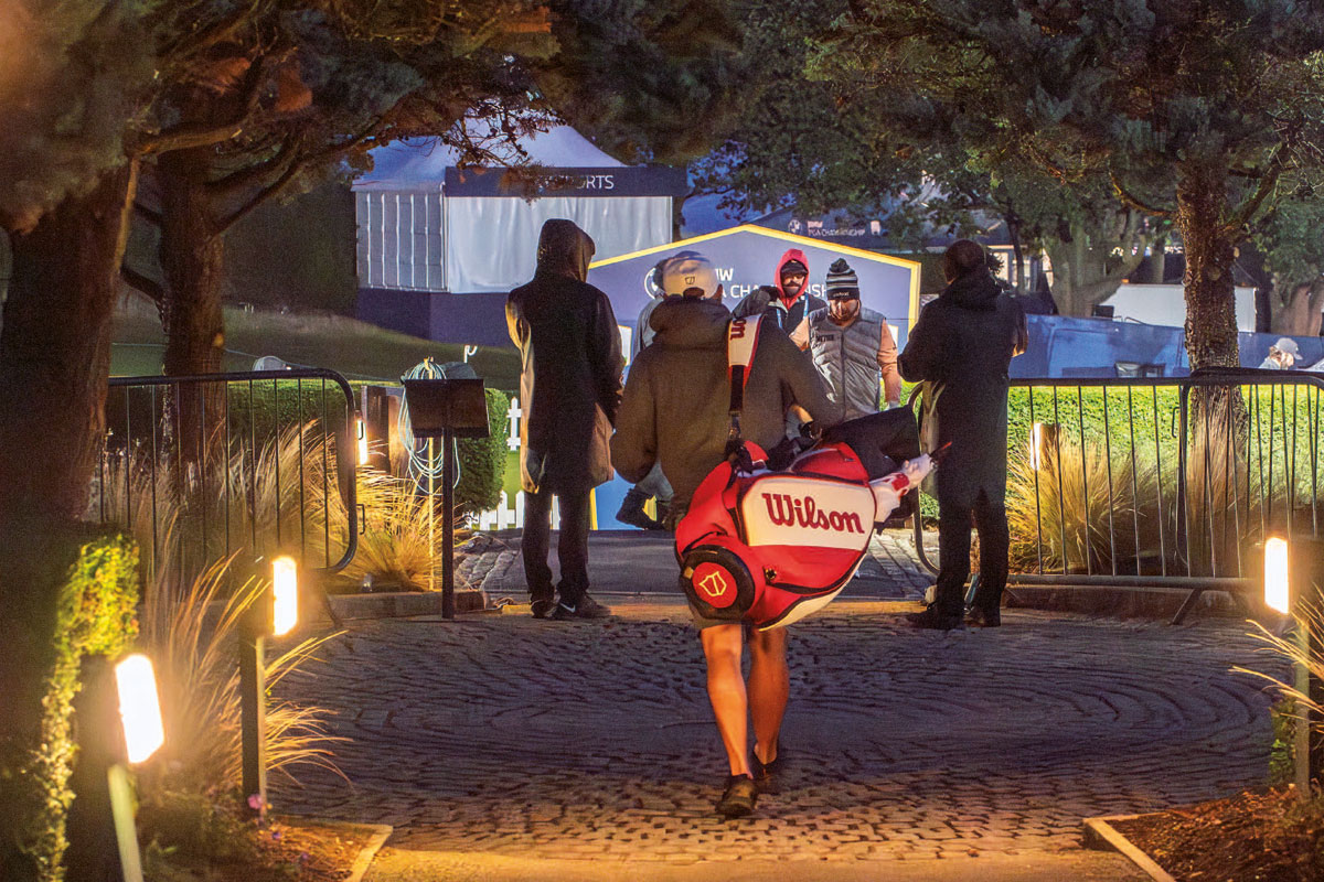 BMW PGA Championship: Caddie-Check: am Leg Day immer ganz vorne dabei