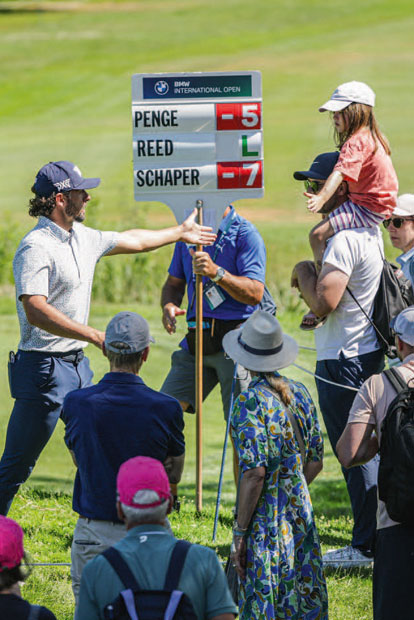 BMW International Open: Scoreboard-Mobbing: Das L steht für Loser (l.)