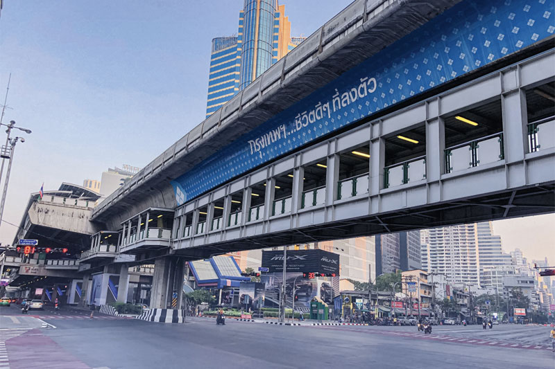Reisen anno 2021: Stillleben: Bangkok, nachdem Skynet die Weltherrschaft übernommen hat
