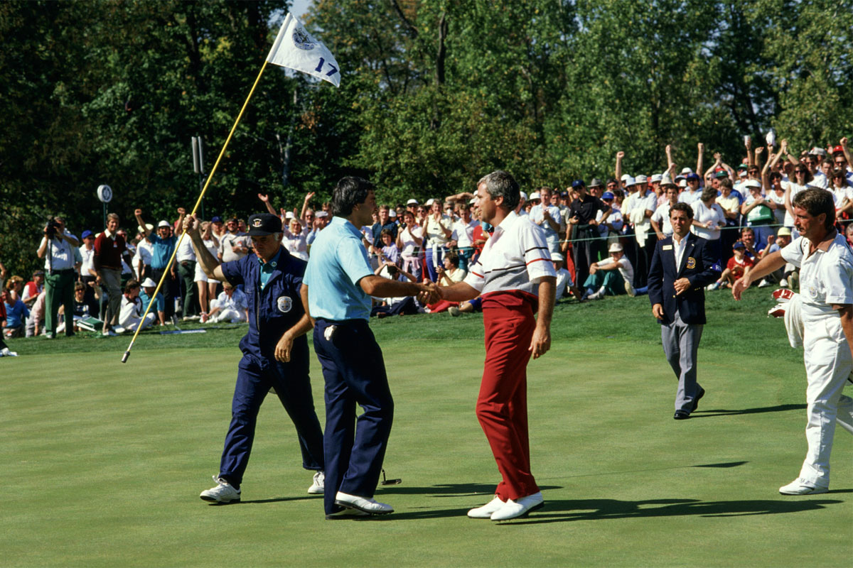 07: SEVERIANO BALLESTEROS VS. CURTIS STRANGE – (1987)