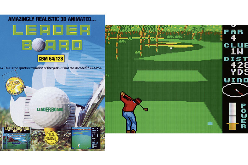 03: LEADERBOARD GOLF – C64, Atari ST, Amiga, DOS, Mac OS u. a.