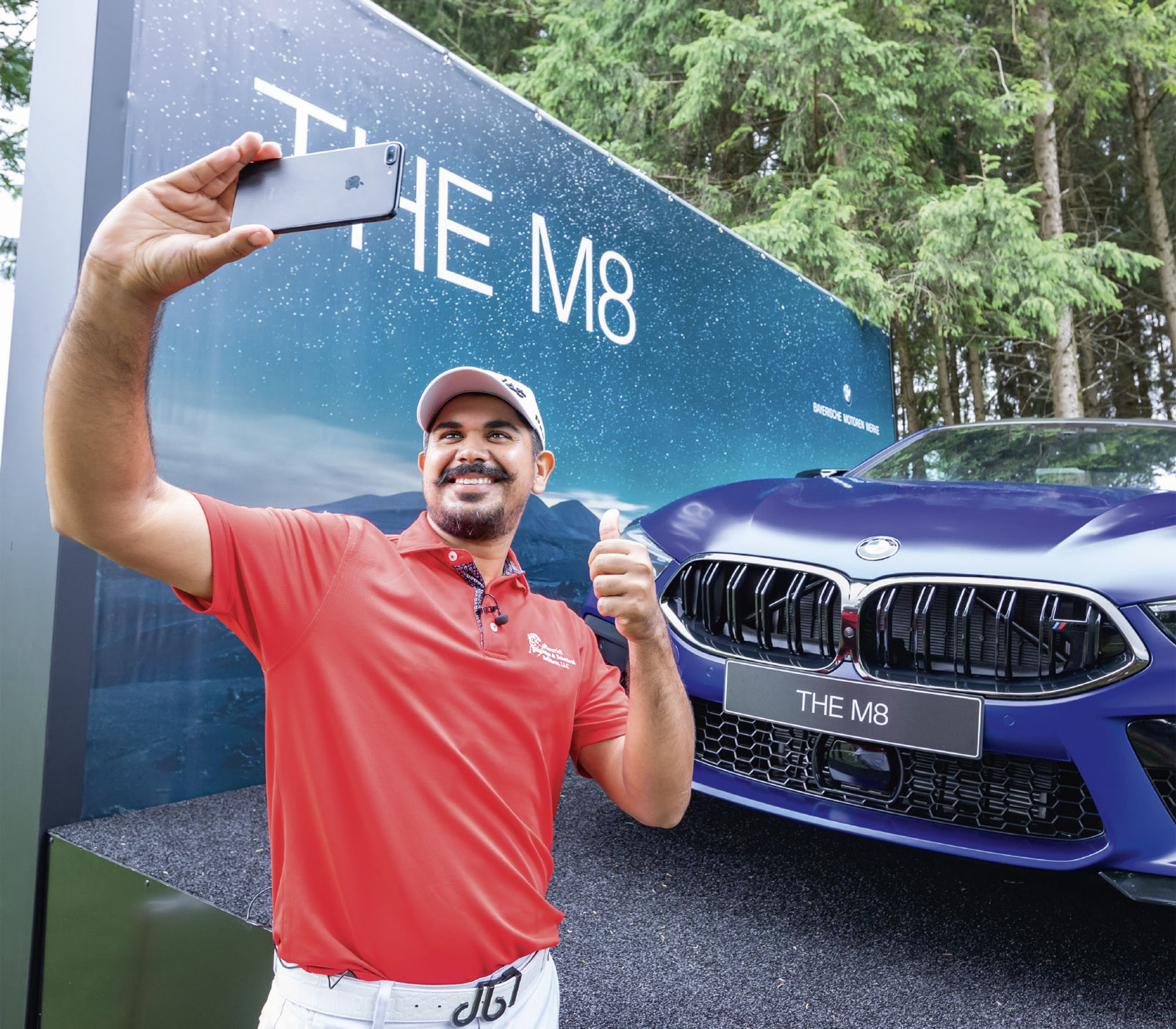 01: GAGANJEET BHULLAR: LOCH 17 &ndash; RUNDE 2, 2019, BMW M8 Competition Coup�
