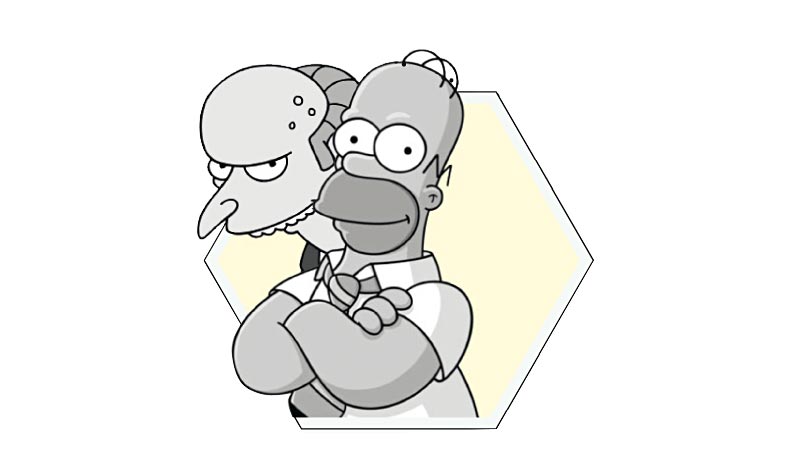 01: Homer & Mr. Burns – 