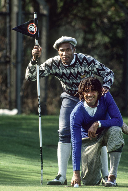 Ruud Gullit: Neu entdeckte Aufnahmen: Milli Vanilli versuchten es erst mit Golf (r.)