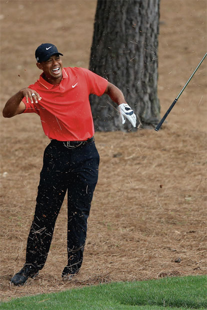 Tiger Woods: Masters 2015: Wenigstens das Knie tat nicht weh