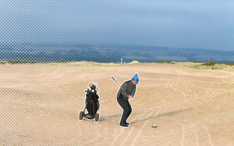 Eingesandet - Schottischer Golfplatz wird zu Riesenbunker 