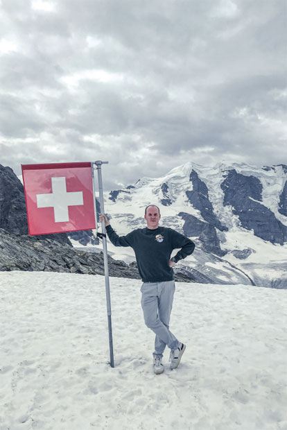 Schweiz: Warten auf den Putt: Die Fahne kann raus