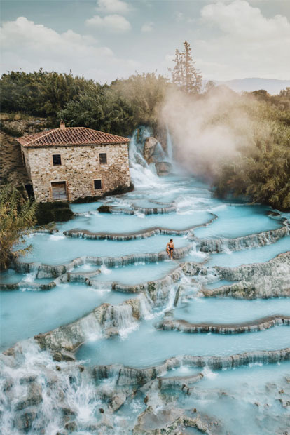Die angenehmsten Orte der Welt: Vielschichtig: Wasserhindernisse auf Italienisch / Keine Hektik: Rushhour in Pitigliano